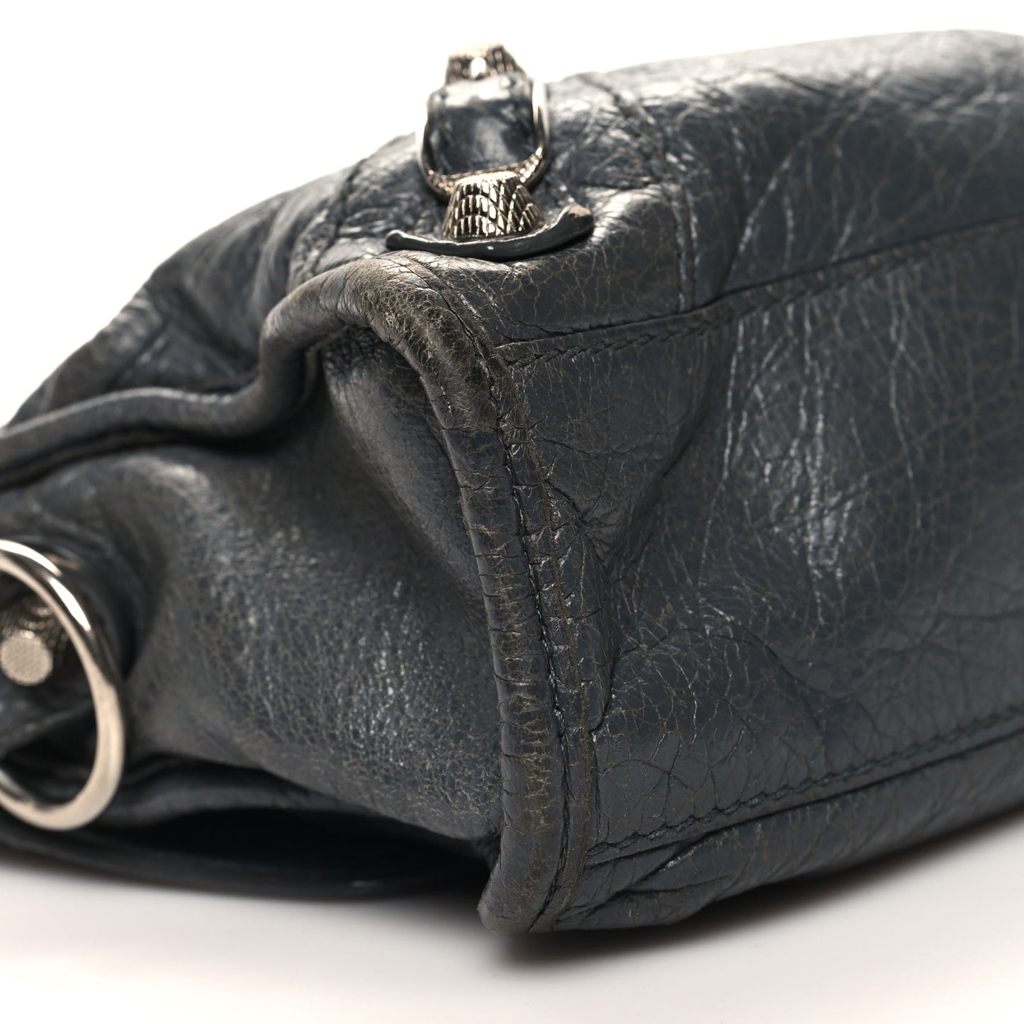 Agneau Giant 12 Silver Hardware Mini City Gris Tarmac