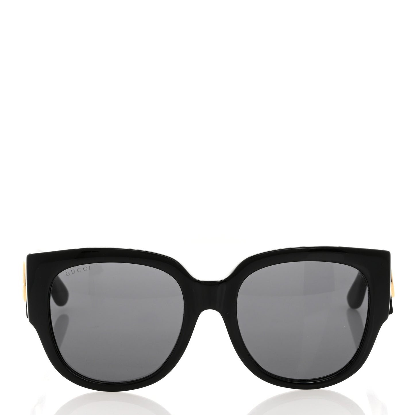 Acetate Square Frame Sunglasses GG0142SA Black