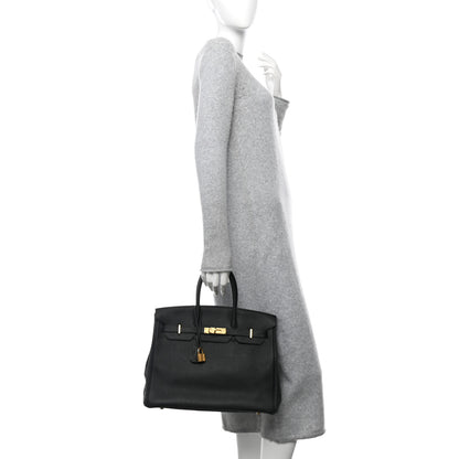 Hermes Togo Birkin 35 Black 2 of 22