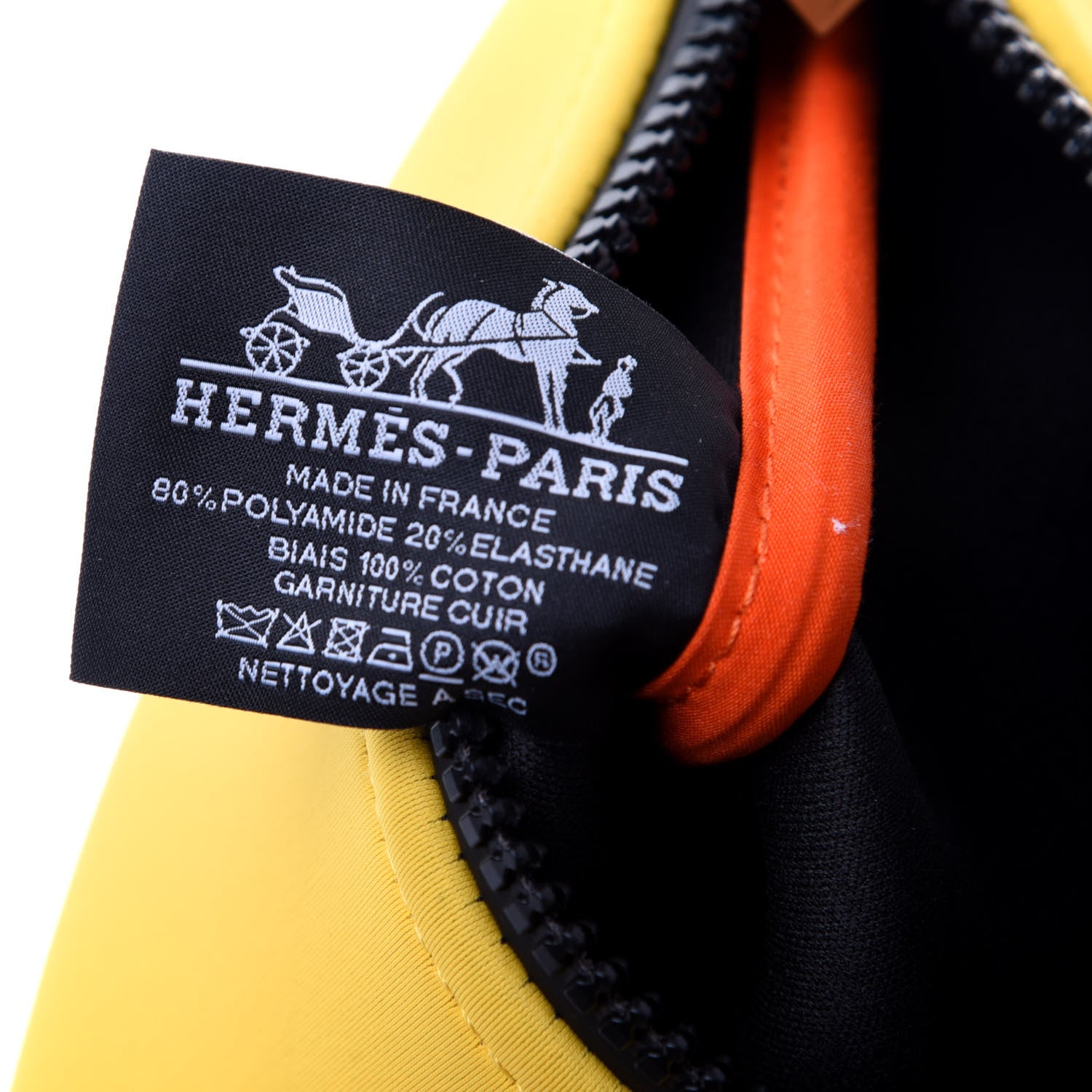 Hermes Neoprene Neobain Les Leopards Jaune Safran 8 of 9