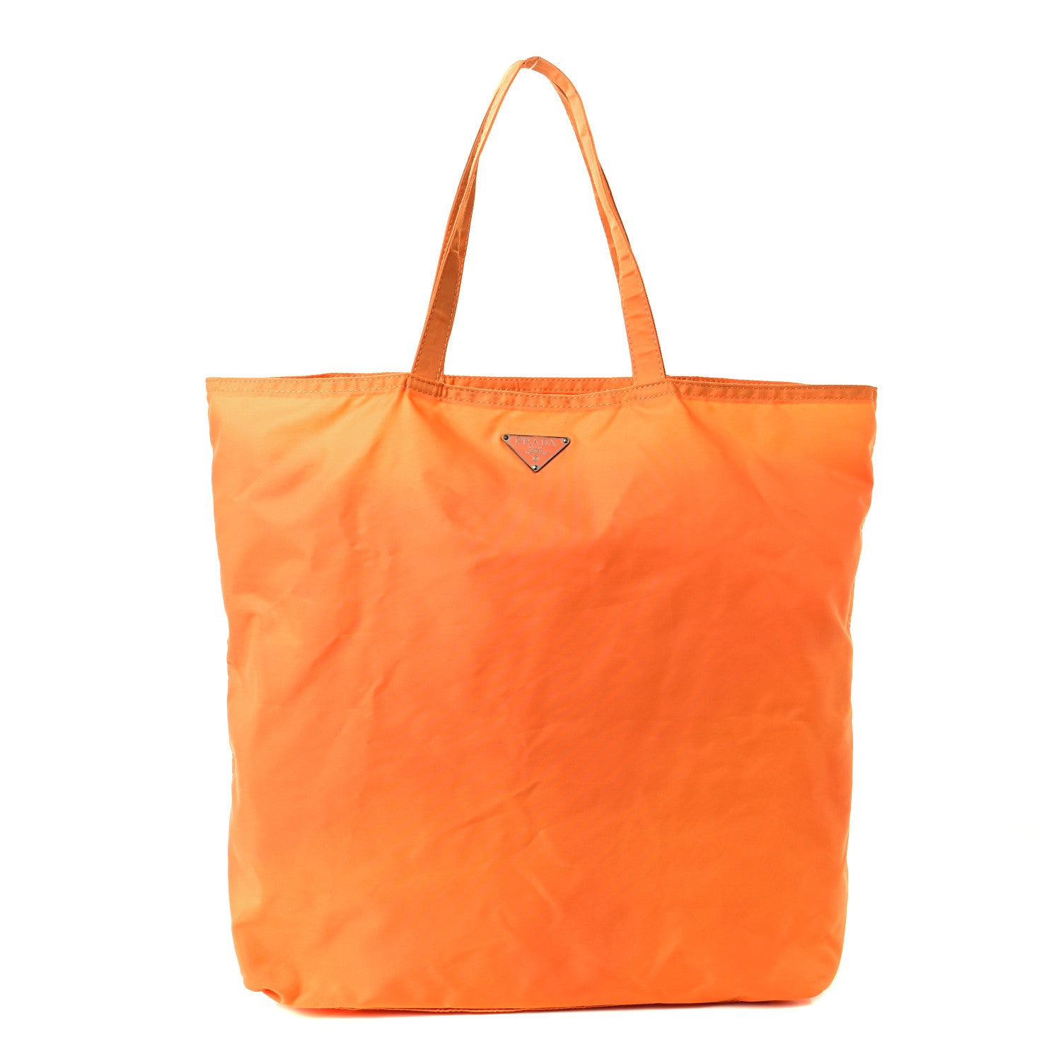 Prada Tessuto Nylon Robot Tote Orange 1 of 9