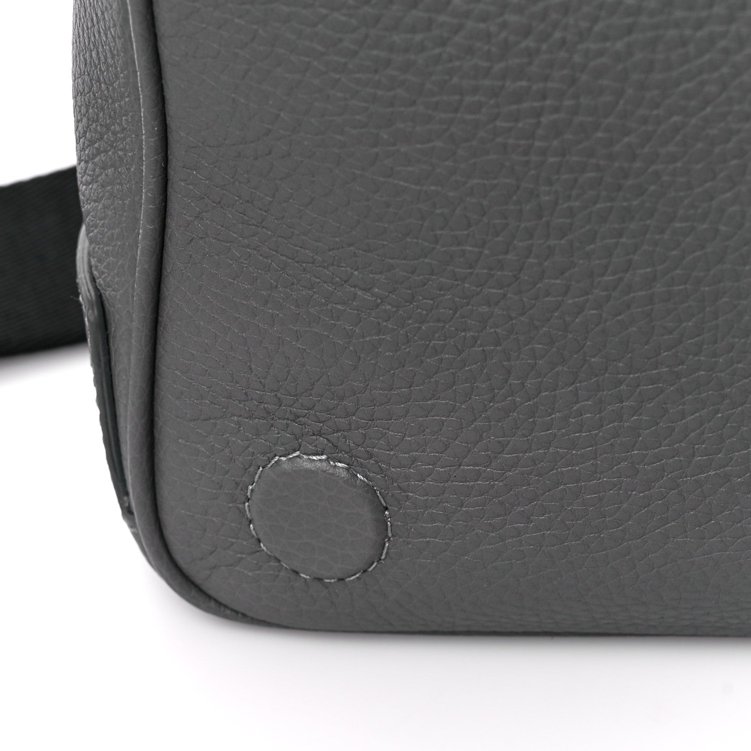 Burberry Calfskin Logo Messenger Charcoal Grey 14 of 16