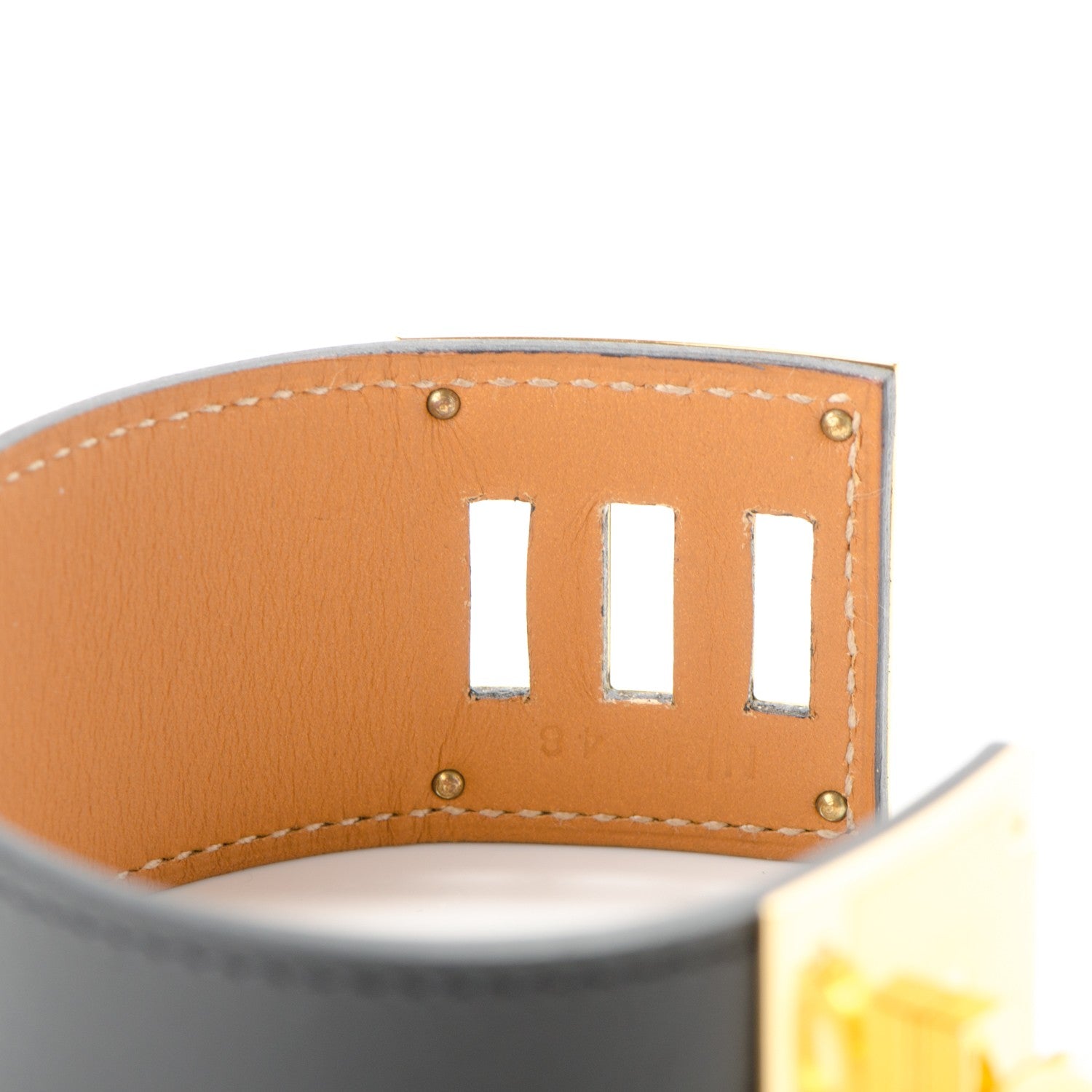 Hermes Chamonix Kelly Dog Bracelet Black 4 of 6