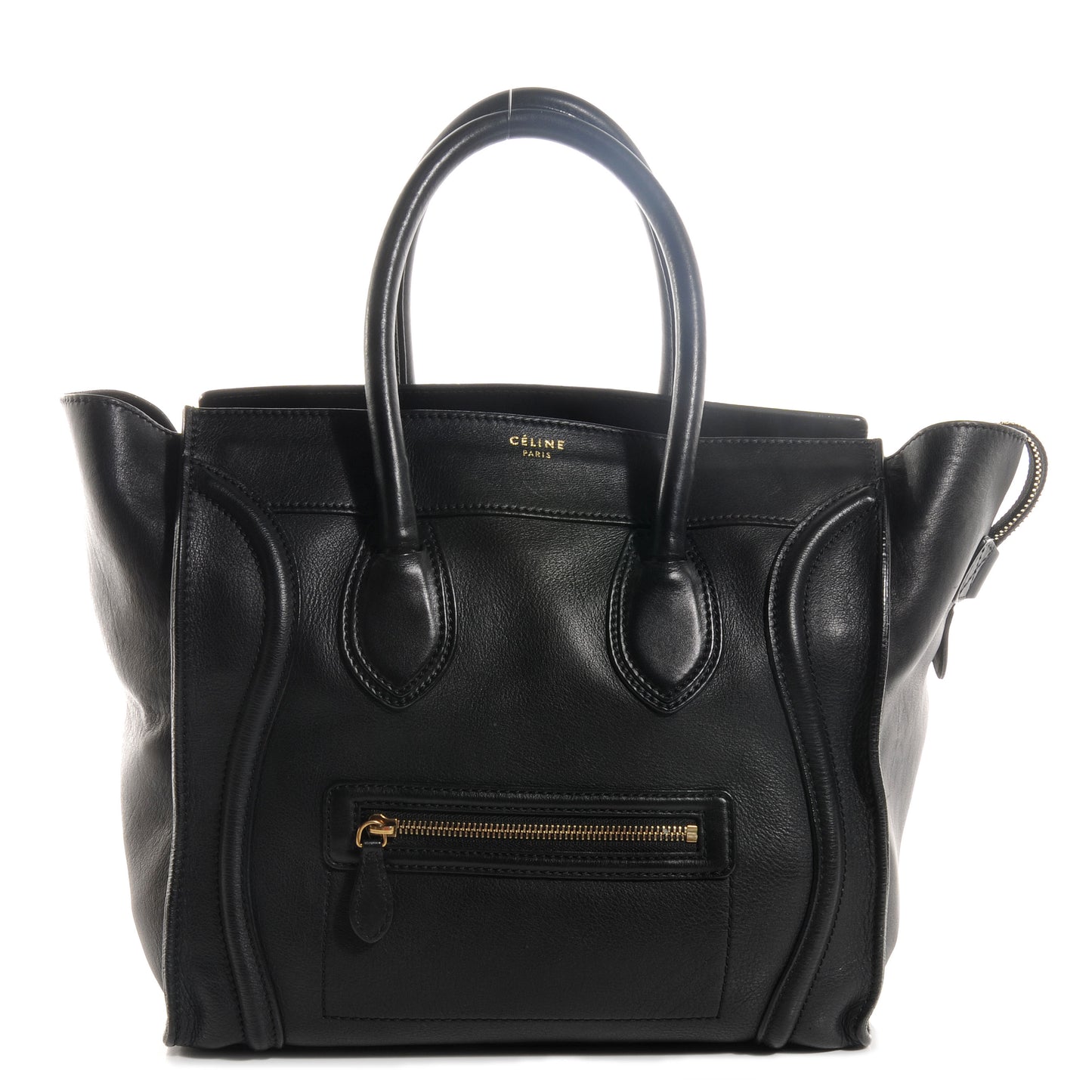 Smooth Calfskin Mini Luggage Black
