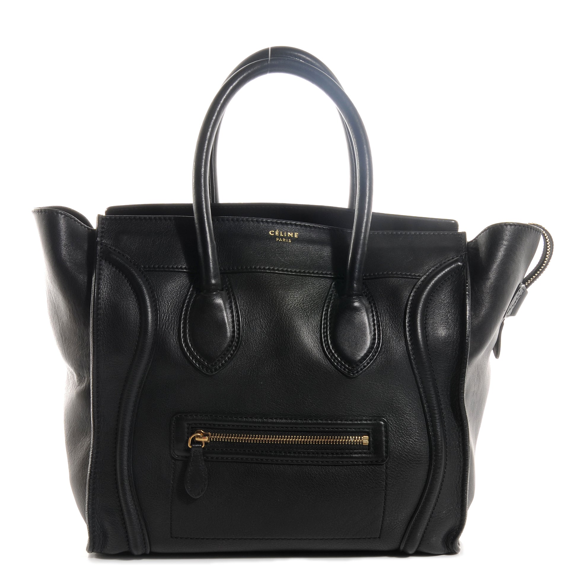 Celine Smooth Calfskin Mini Luggage Black 1 of 18