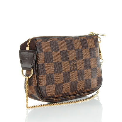 Louis Vuitton Damier Ebene Mini Pochette Accessories 3 of 6