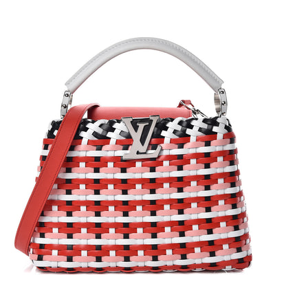 Louis Vuitton Taurillon Calfskin Guinguette Capucines BB Rouge 1 of 13