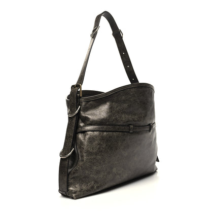 Givenchy Tumbled Calfskin Medium Voyou Bag Walnut Brown 3 of 11