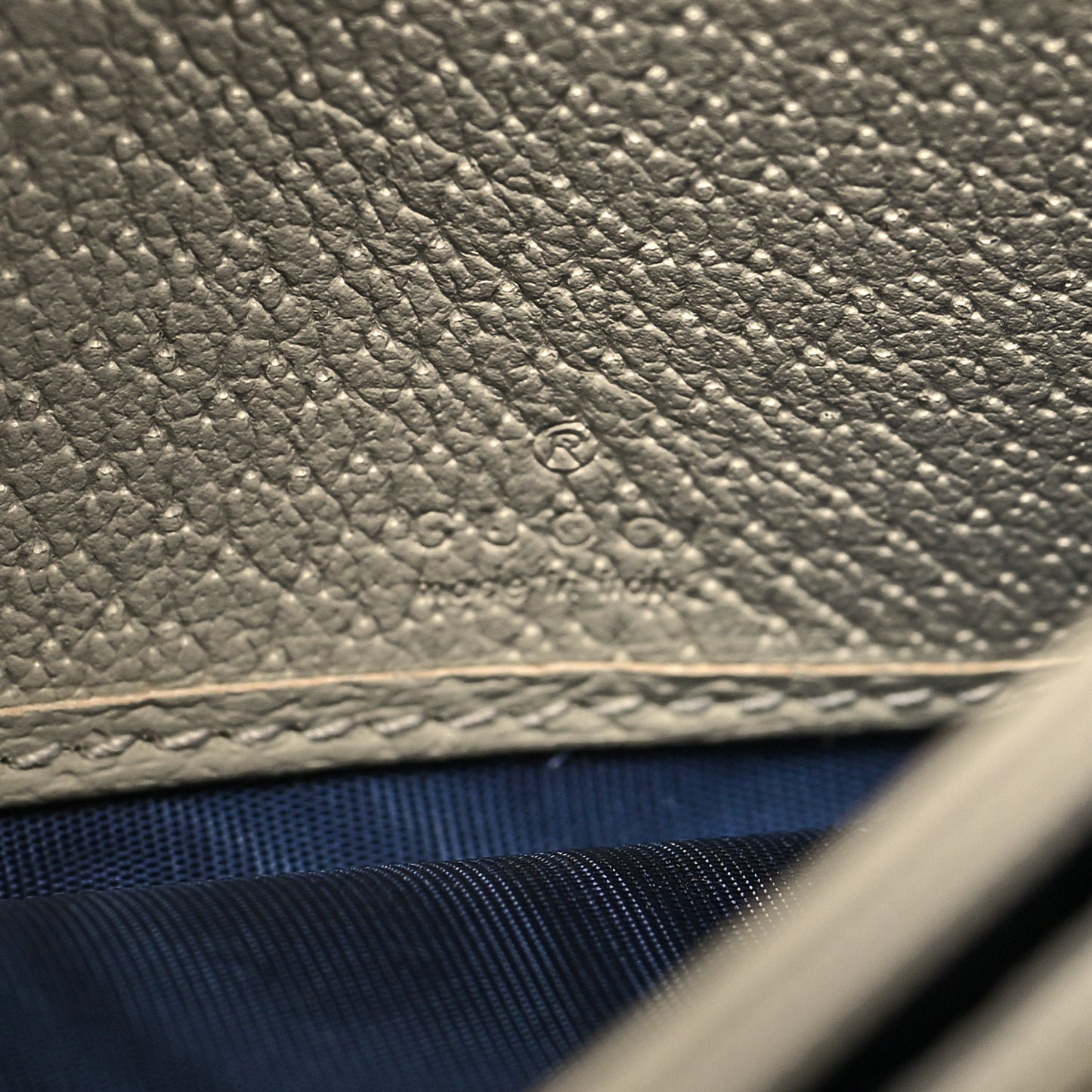 GG Supreme Monogram Textured Calfskin Web Ophidia Continental Wallet Beige White