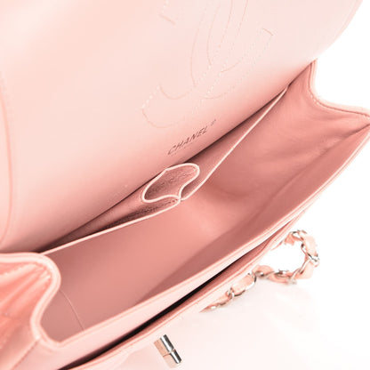 Chanel Patent Quilted Jumbo Double Flap Pink 5 of 10