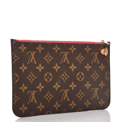 Louis Vuitton Monogram Neverfull MM GM Pochette Grenade 3 of 8