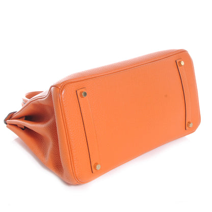 Hermes Togo Birkin 35 Orange 4 of 9