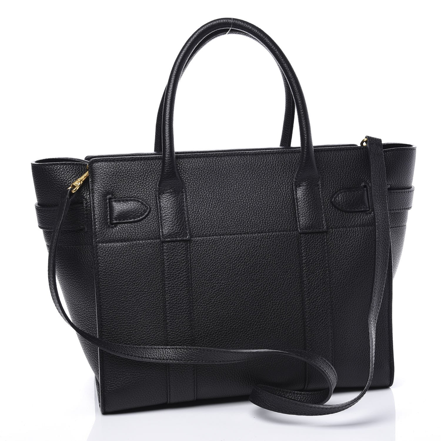 Mulberry Classic Grain Small Bayswater Zip Tote Black 2 of 8