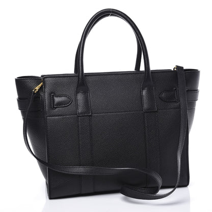 Mulberry Classic Grain Small Bayswater Zip Tote Black 2 of 8