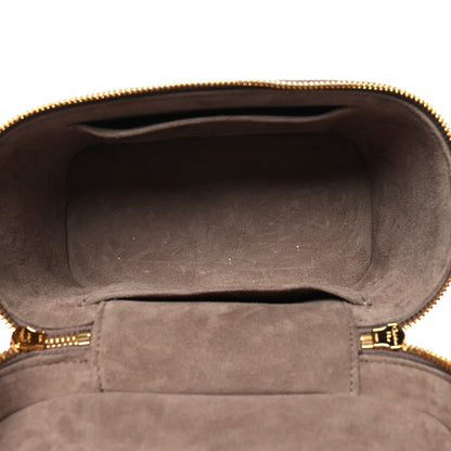 Christian Dior Lambskin Cannage Small Diortravel Vanity Case Warm Taupe 5 of 9
