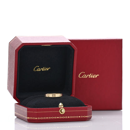 Cartier 18K Yellow Gold 3.5mm LOVE Wedding Band Ring 55 7.25 5 of 5