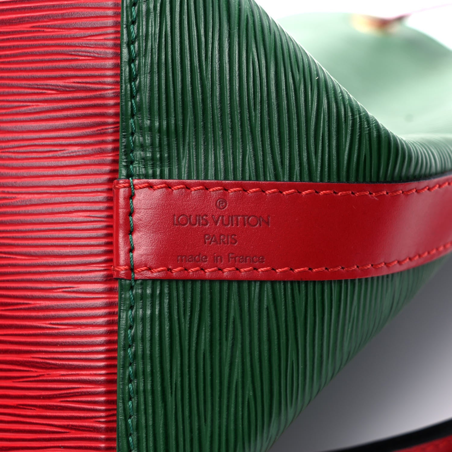 Louis Vuitton Epi Petit Bi-Color Noe Borneo Castillan Red 5 of 8
