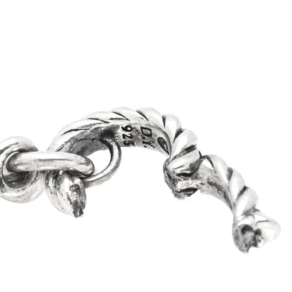 David Yurman Sterling Silver Double Quatrefoil Enhancer Charm Pendant 4 of 4