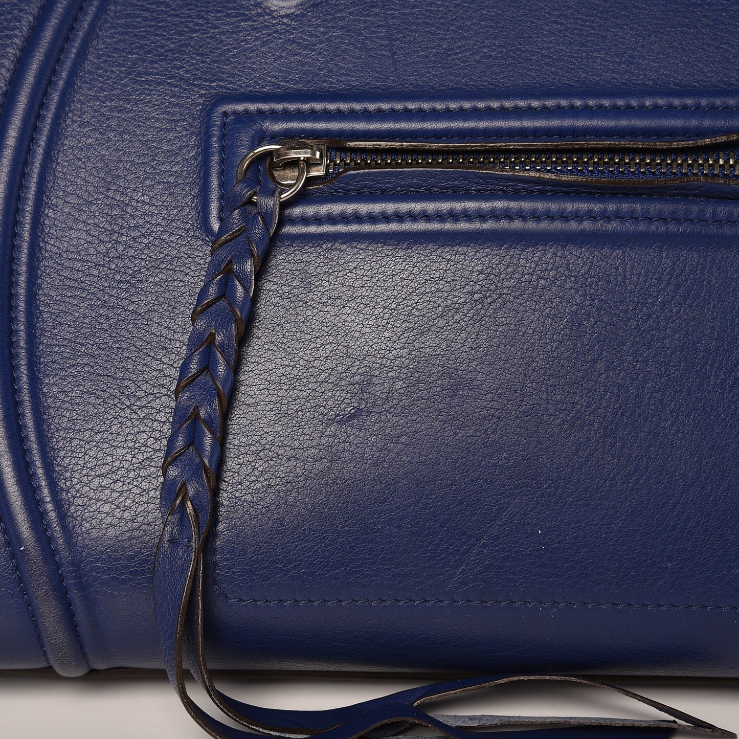 Supple Calfskin Medium Phantom Luggage Indigo