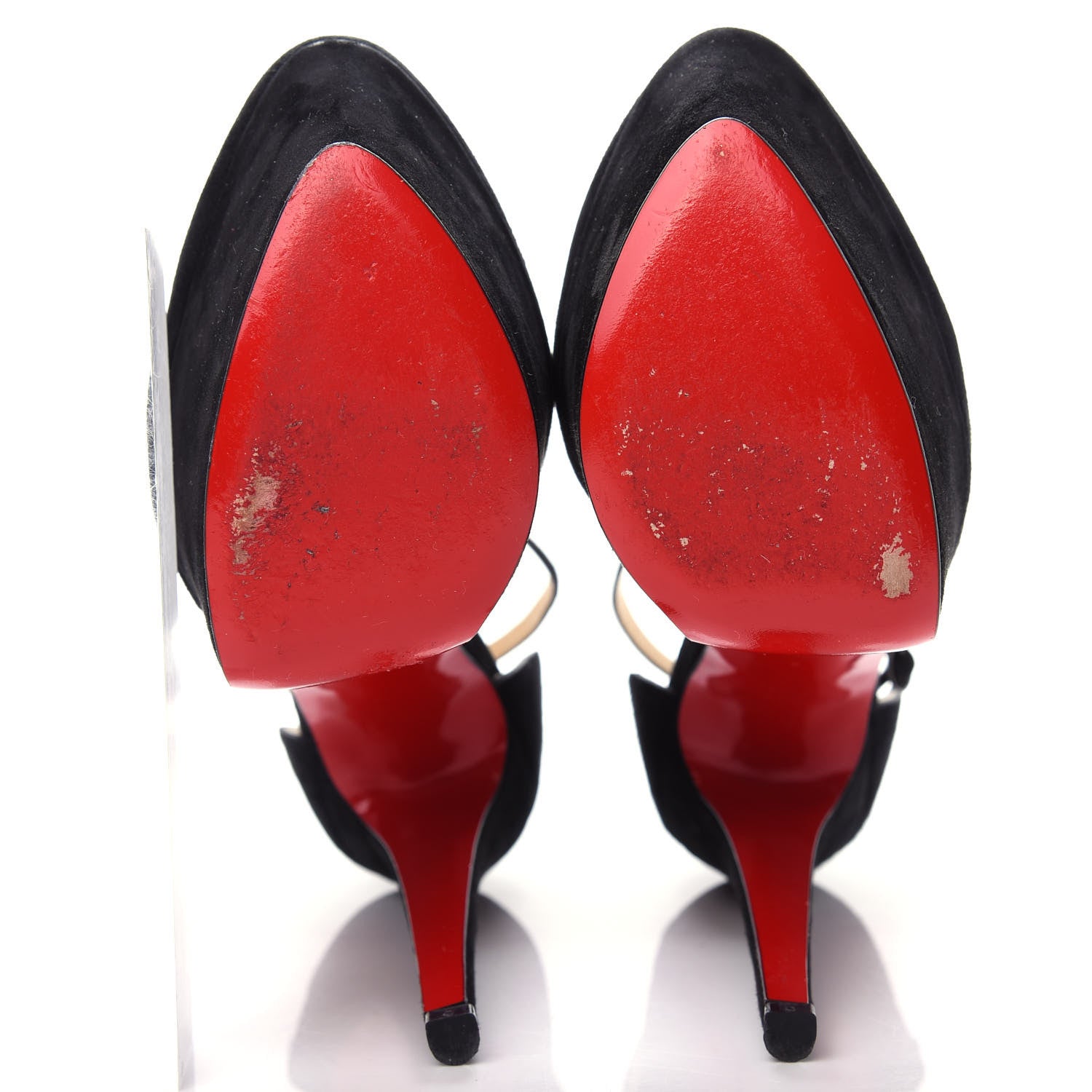 Christian Louboutin Suede Amyada 160 Platform Sandal 37.5 Black 6 of 10