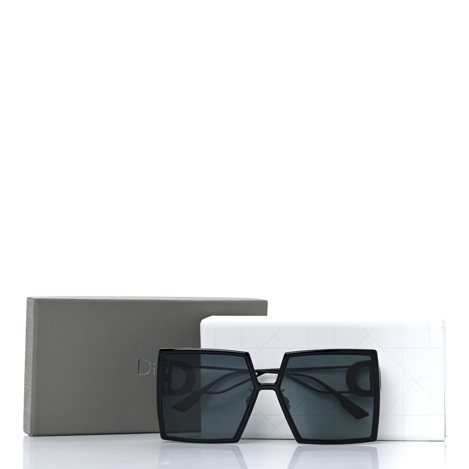 Christian Dior Square Injection Sunglasses Black Smoke 7 of 7