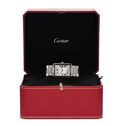 Cartier Stainless Steel 27mm Tank Solo Quartz Watch 5 of 5