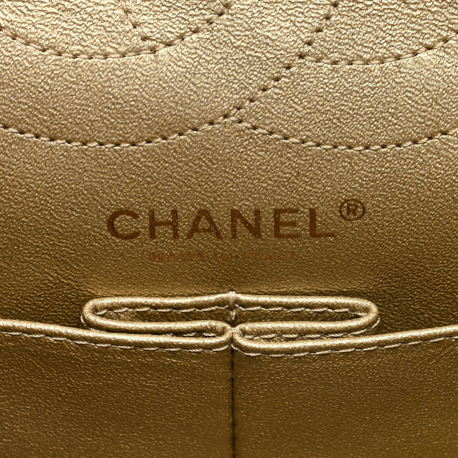 Chanel Metallic Aged Calfskin Quilted 2.55 Reissue 226 Flap Pale Gold 6 of 9