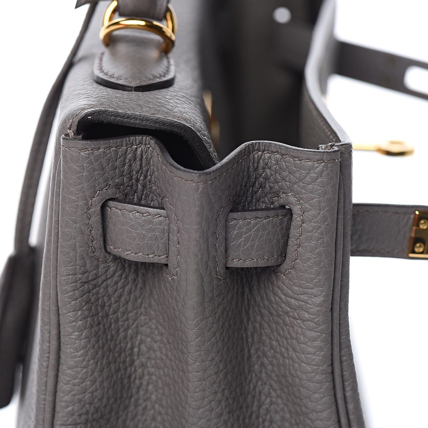Hermes Togo Kelly Retourne 25 Etain 24 of 38