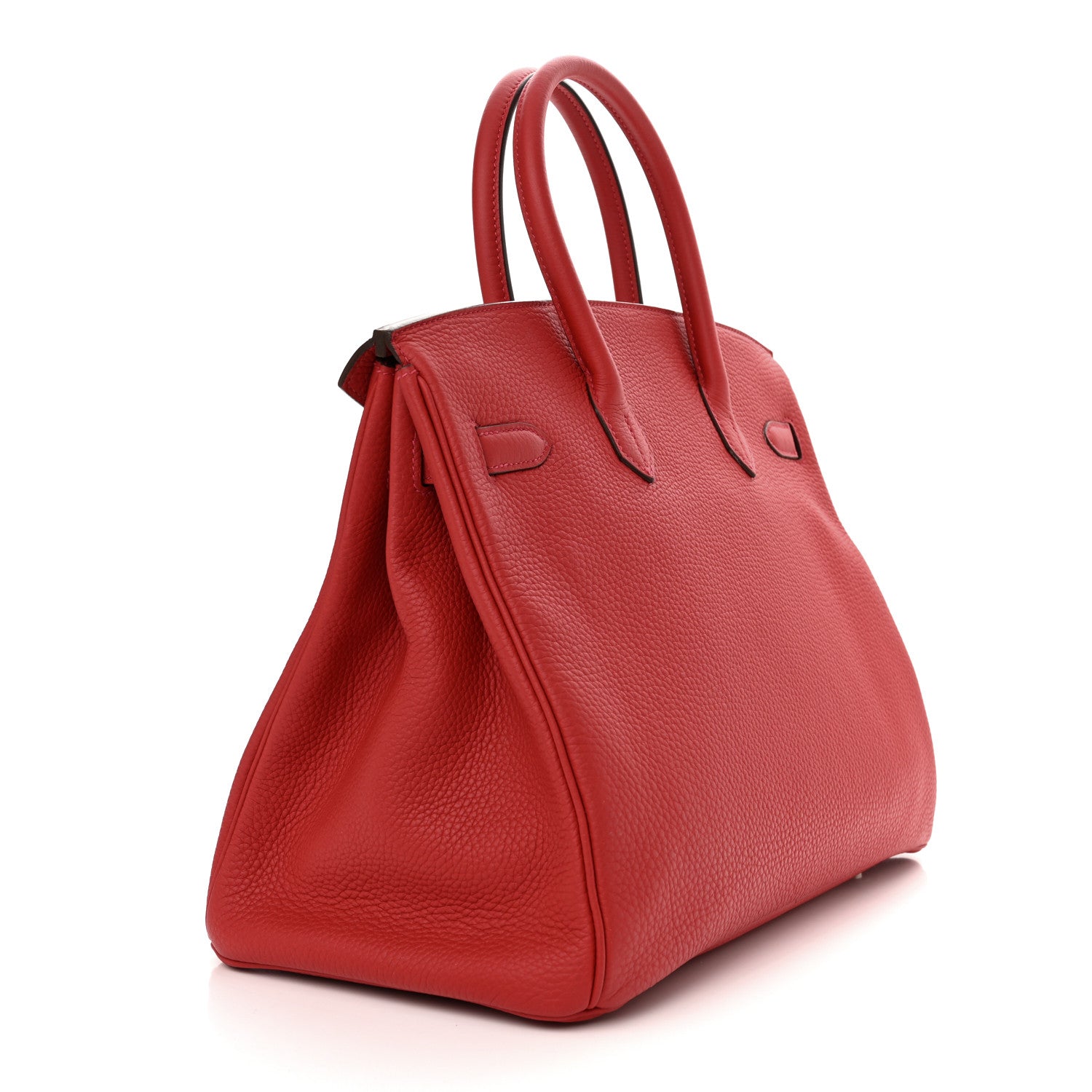 Hermes Togo Horseshoe Birkin 35 Rouge Casaque 3 of 12