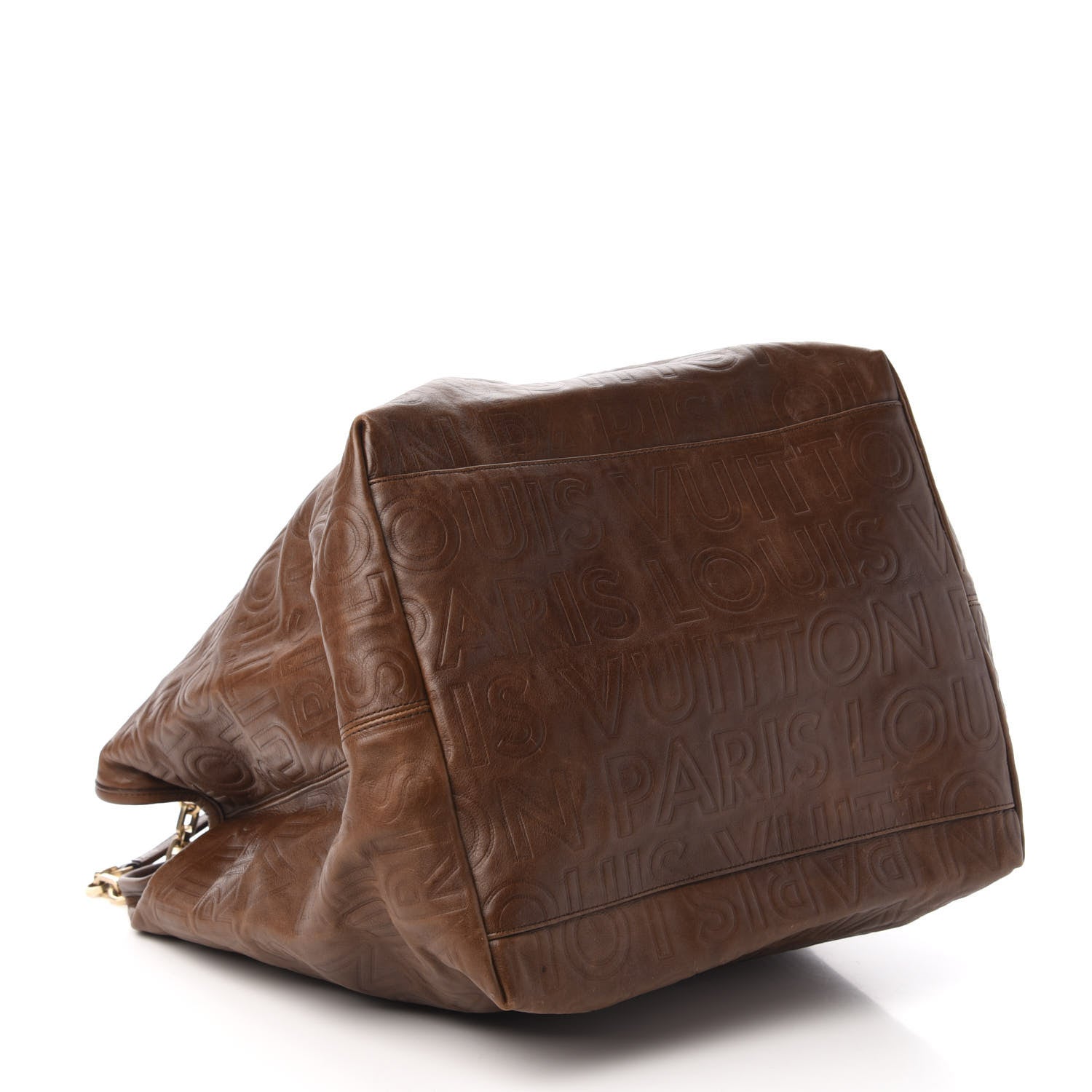 Louis Vuitton Monogram Paris Souple Whisper GM Chocolate 4 of 9