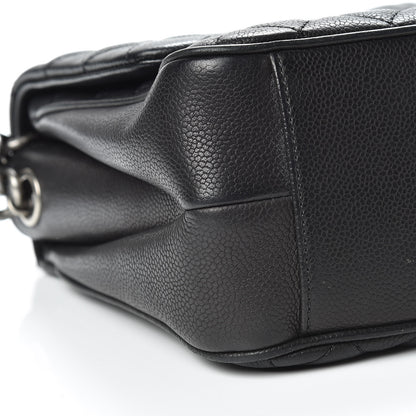 Chanel Caviar Quilted Medium Rock In Rome Single Flap Black 9 of 12