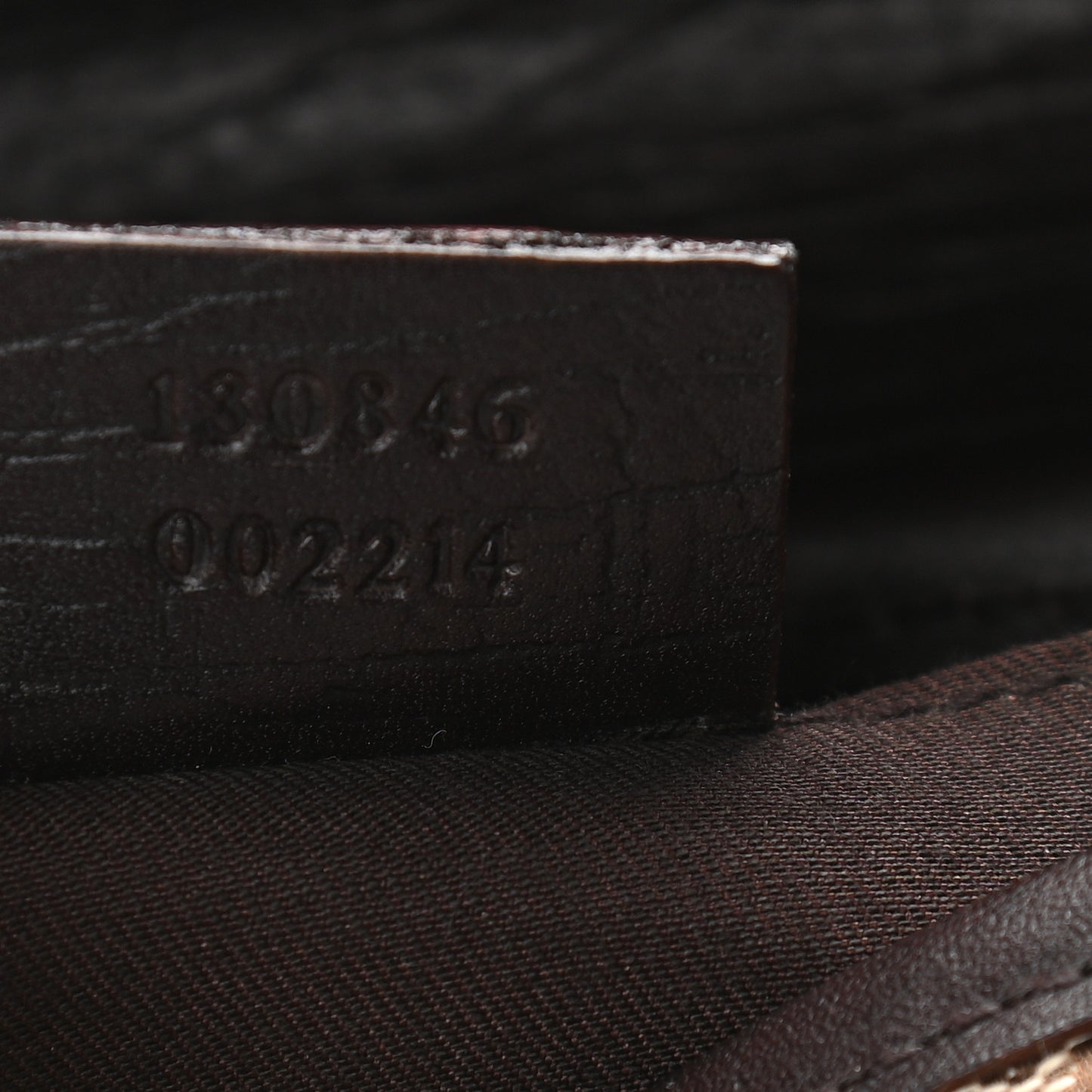 Monogram Web Shoulder Bag Dark Brown