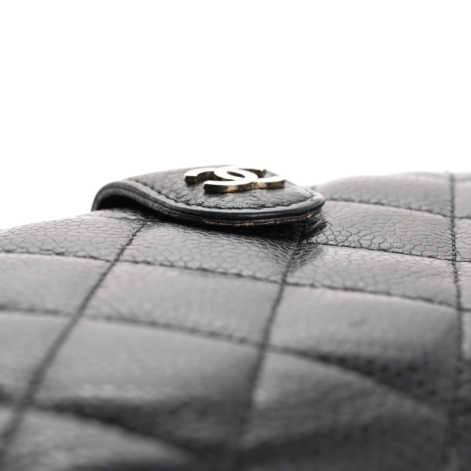 Chanel Caviar Quilted CC French Wallet Black 10 of 16