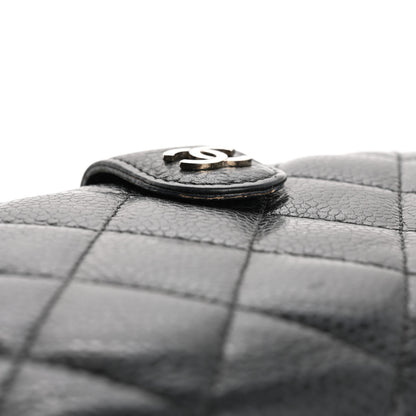 Chanel Caviar Quilted CC French Wallet Black 10 of 16