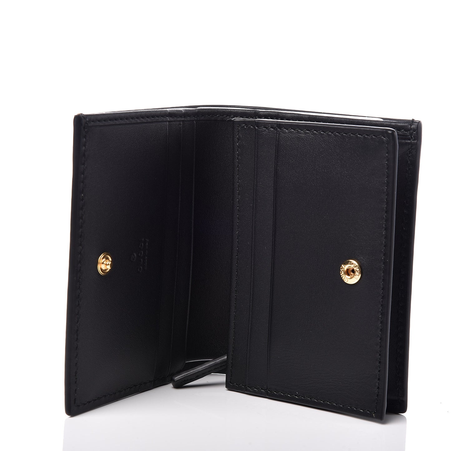 GG Supreme Monogram Bee Print Card Case