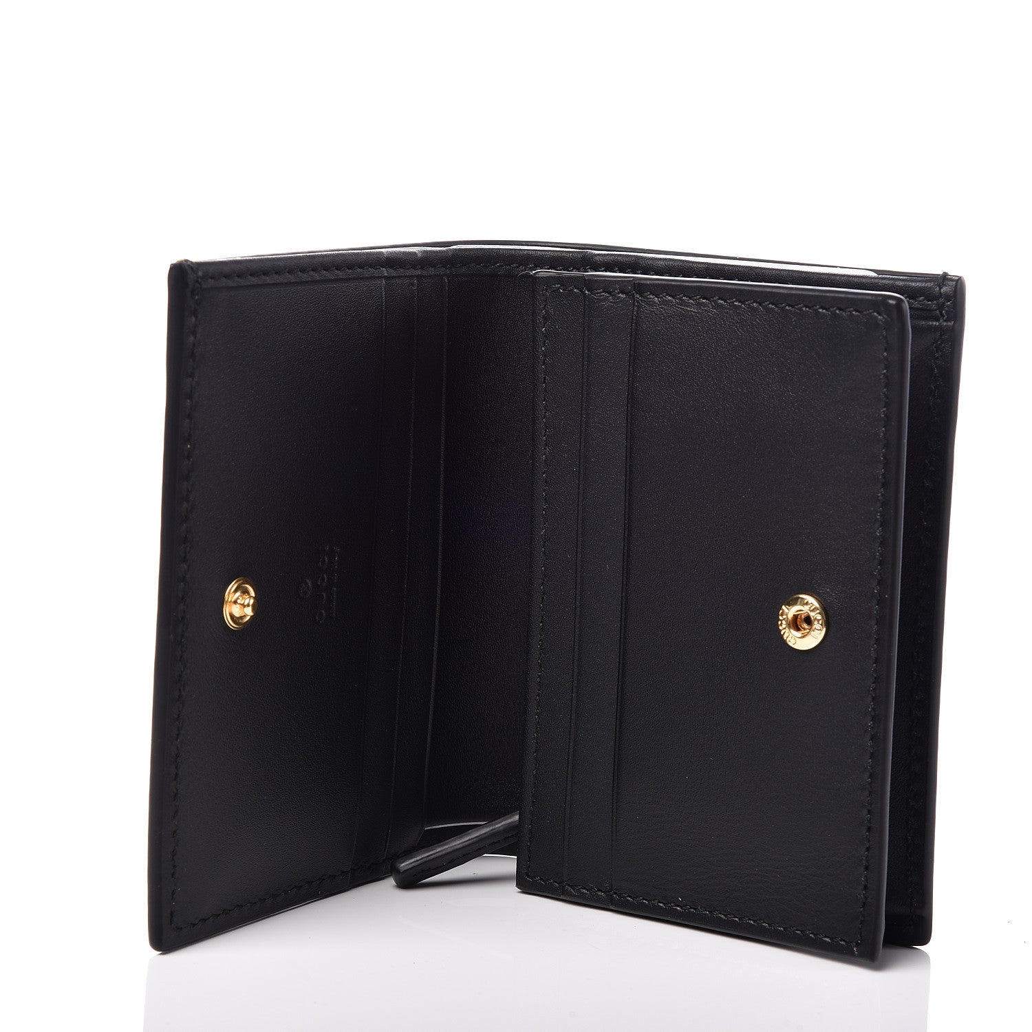 Gucci GG Supreme Monogram Bee Print Card Case 5 of 8