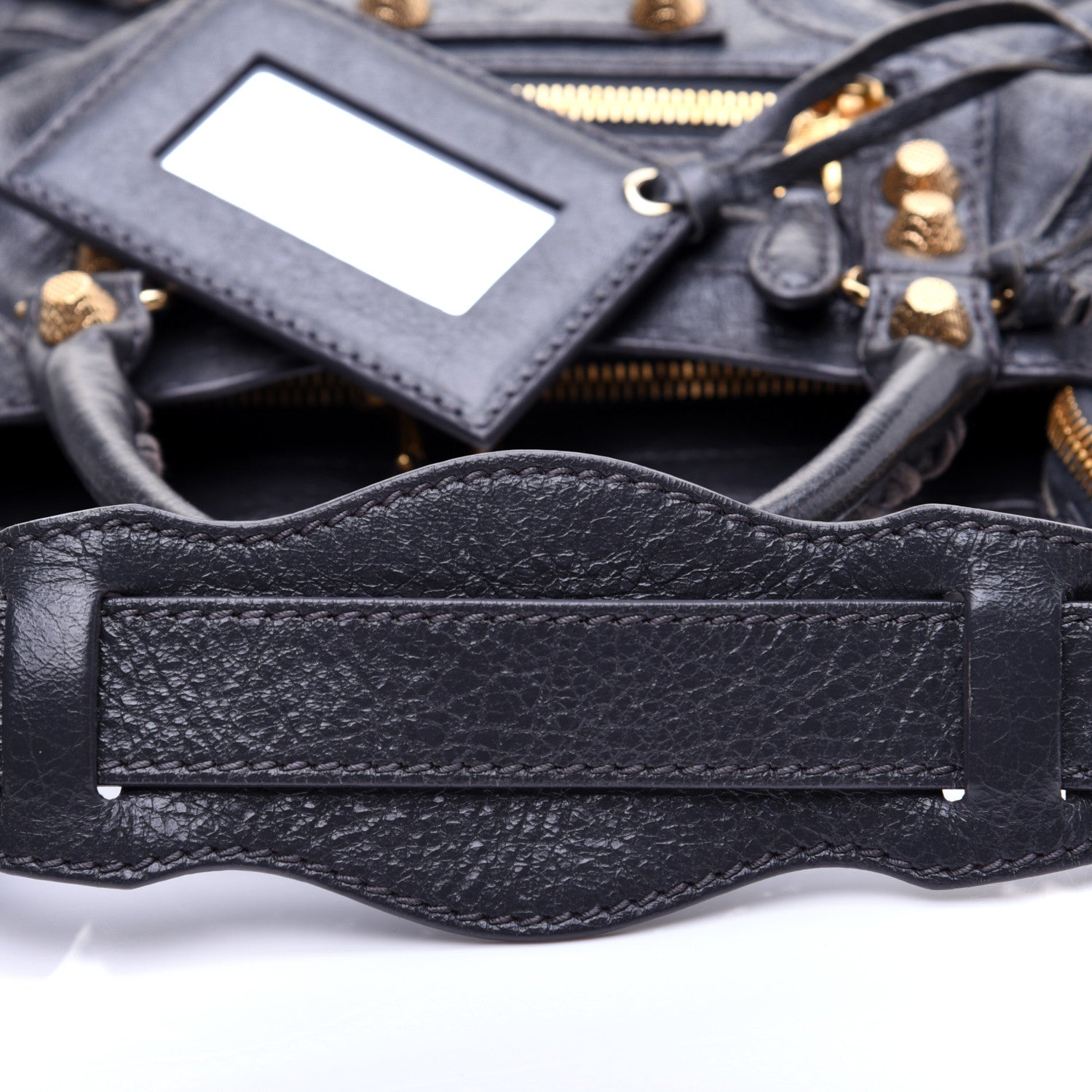 Balenciaga Agneau Giant 12 Gold Hardware Mini City Gris Fossile 14 of 16