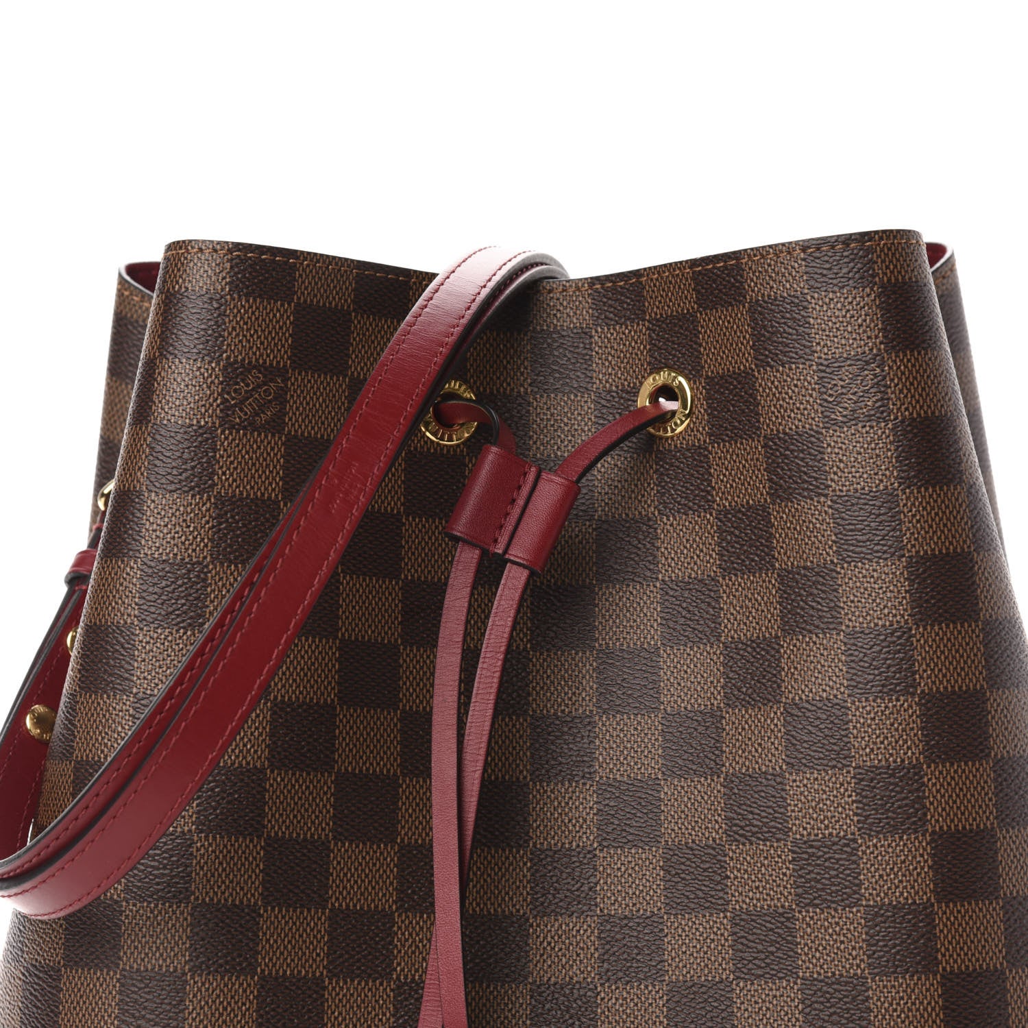 Louis Vuitton Damier Ebene Neonoe MM Cherry Berry 9 of 10