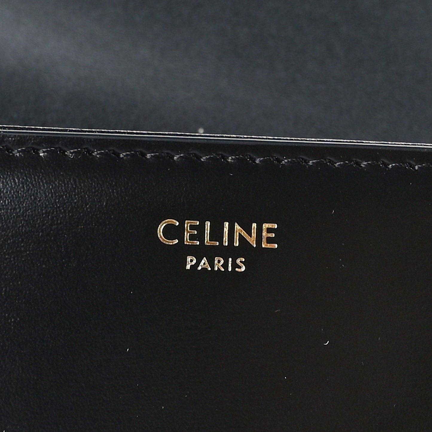 Shiny Calfskin Teen Triomphe Black