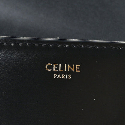 Celine Shiny Calfskin Teen Triomphe Black 6 of 8