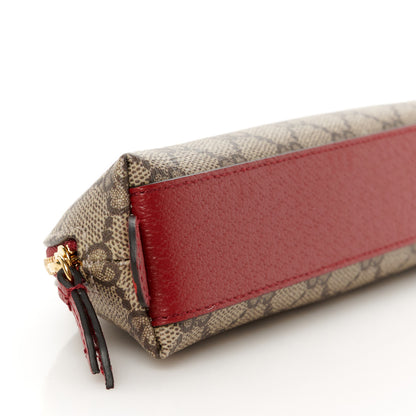 Gucci GG Supreme Monogram Cat Pencil Case Beige Ebony 9 of 11
