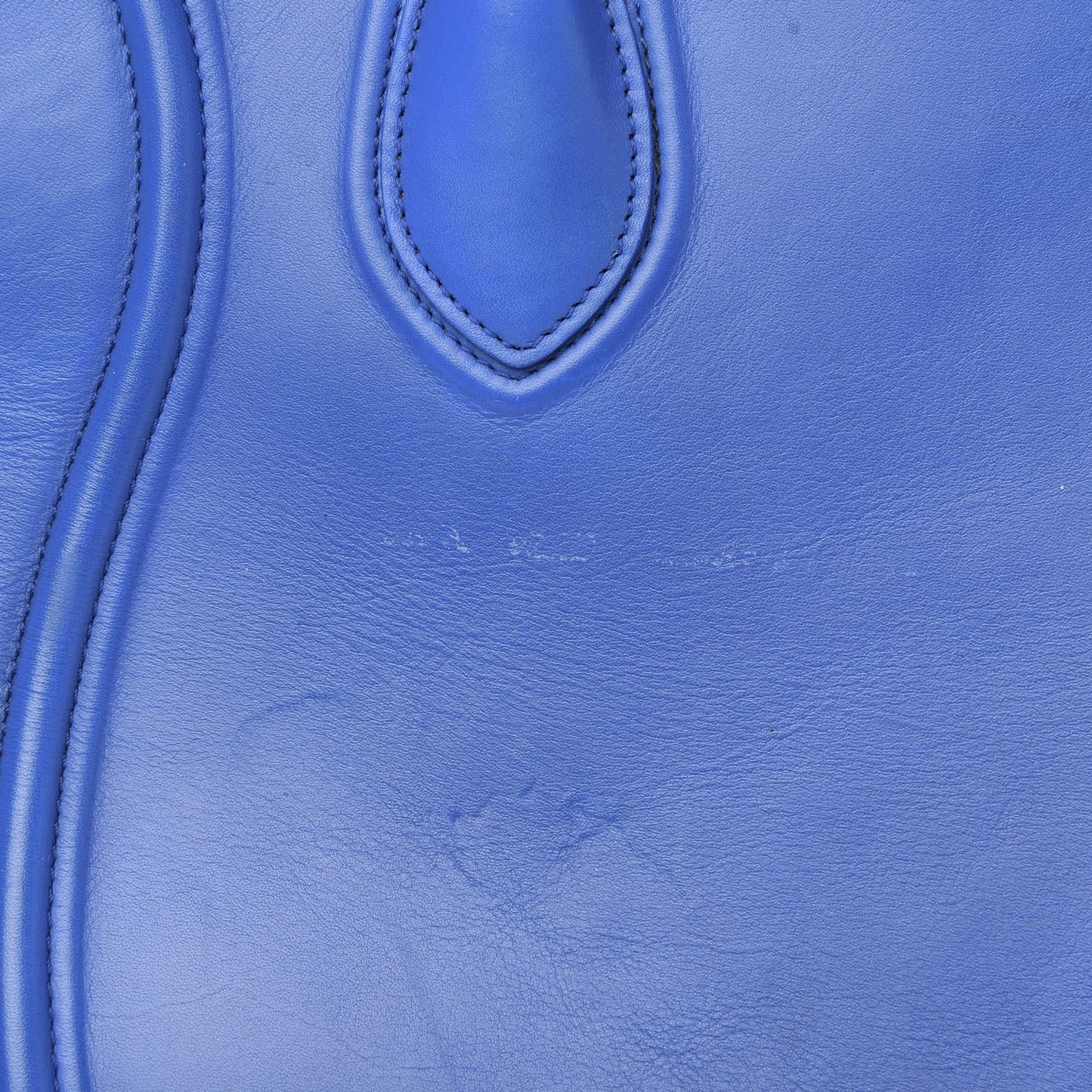 Smooth Calfskin Medium Phantom Luggage Electric Blue