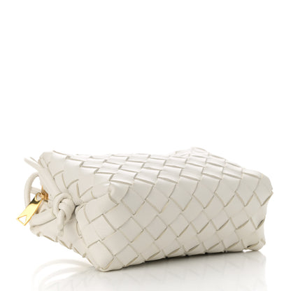 Bottega Veneta Nappa Intrecciato Mini Loop Camera Bag White 4 of 12