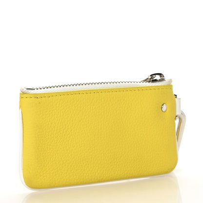 Louis Vuitton Calfskin Everyday LV Key Pouch Jaune 2 of 5