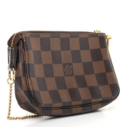 Louis Vuitton Damier Ebene Mini Pochette Accessories 3 of 7