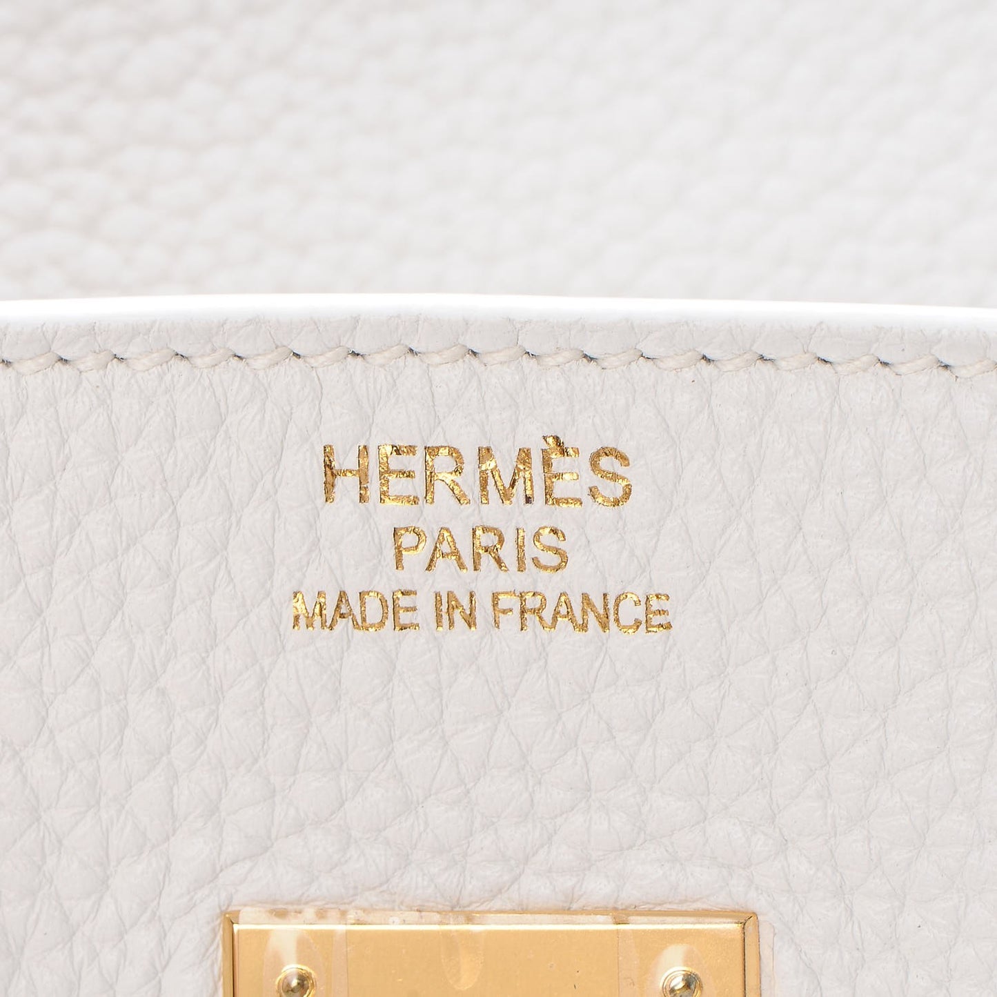 Taurillon Clemence Birkin 35 White