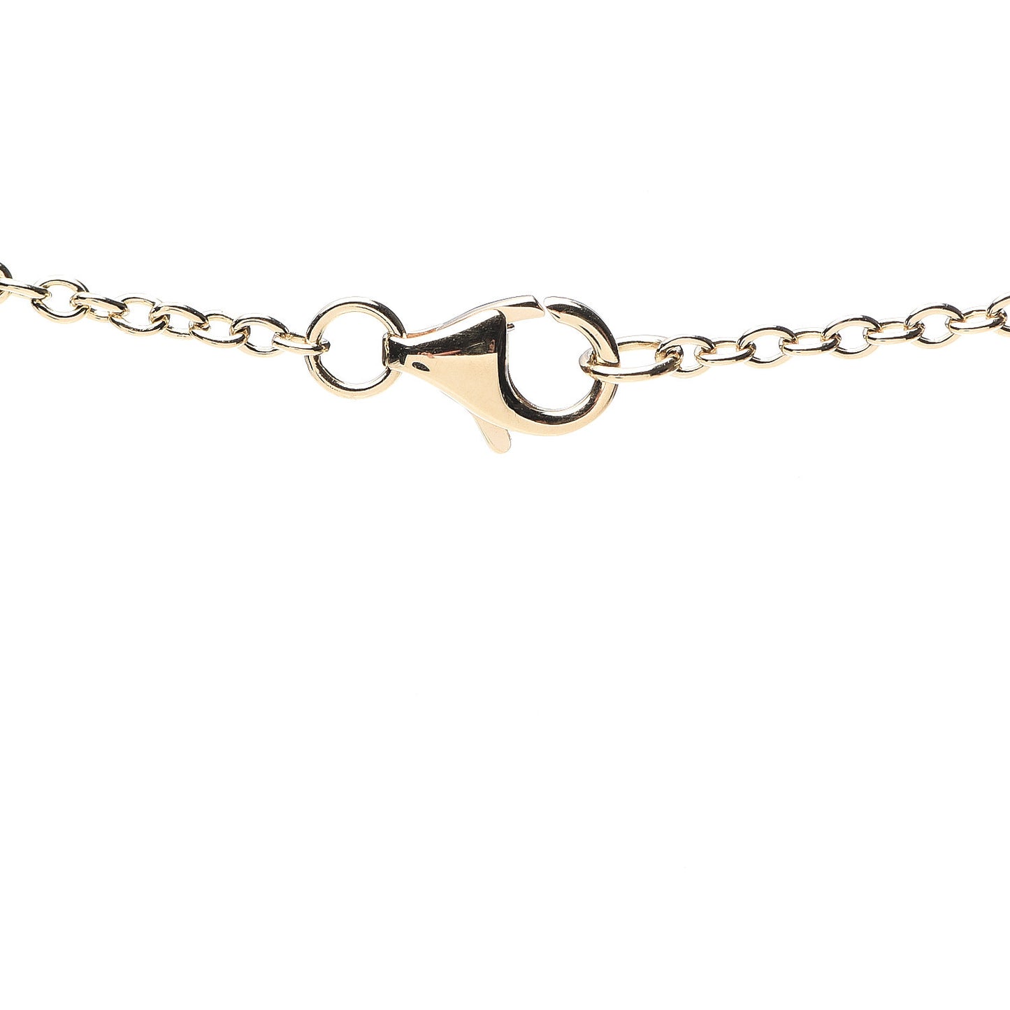 18K Yellow Gold Interlocking LOVE Necklace