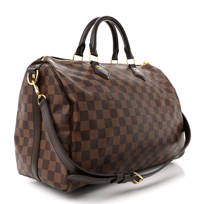 Louis Vuitton Damier Ebene Speedy Bandouliere 35 3 of 12