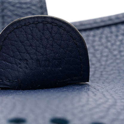 Hermes Taurillon Clemence Evelyne III GM Bleu Saphir 7 of 10