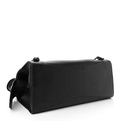 Balenciaga Grained Calfskin Neo Classic Black Hardware Medium City Black 4 of 9